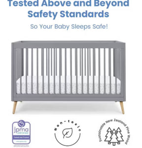Delta Children Jordan 4-in-1 Convertible Crib, Gray! (NEW IN BOX)