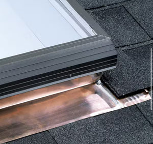 Velux 30-1/2 in. x 30-1/2 in. Fixed Copper Pan-Flashed Skylight with Tempered Glazing!! NEW IN BOX!!