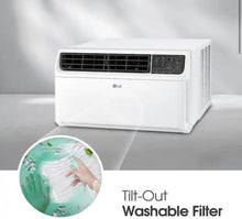 LG 23,500 BTU 230/208V Window Air Conditioner Cools 1450 Sq. Ft. with Dual Inverter, Wi-Fi Enabled and Remote in White! (NEW IN BOX) - (CHECK YOUR OUTLET!)