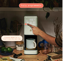 Beautiful Perfect Grind™ Programmable Single Serve Coffee Maker, Sage Green by Drew Barrymore