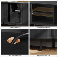 Modern Solid and Manufactured Wood TV Stand for TVs up to 80" - WE DO NOT SHIP!!