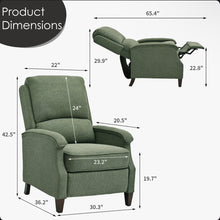 Winston Porter 30.3'' Wide Manual Push Back Recliner Chair - WE DO NOT SHIP!!