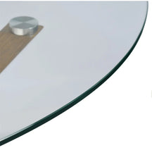 Oliver 39” Modern Round Glass Dining Table!! NEW IN BOX!!