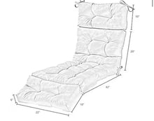 22 in. x 72 in. Sunset Stripe Outdoor Chaise Lounge Cushion! (BRAND NEW - SINGLE CUSHION!)