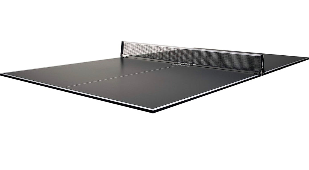 JOOLA Regulation Table Tennis Conversion Top with Foam Backing and Net Set - Full Sized MDF Ping Pong Table Top for Pool Table!