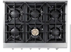 Thor Kitchen 36 in. Gas Cooktop in Stainless Steel with 6 Burners! (NEW IN BOX)