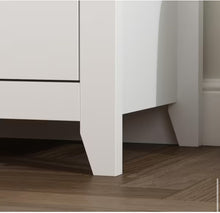 White Wooden Nightstand, Sidetable, End Table with 2 Drawers and Open Shelf, 19.7 L x 15.7 in. W x 21.7 in. H!! NEW IN BOX!!