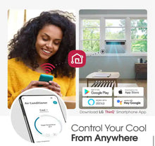 LG 23,500 BTU 230/208V Window Air Conditioner Cools 1450 Sq. Ft. with Dual Inverter, Wi-Fi Enabled and Remote in White! (NEW IN BOX) - (CHECK YOUR OUTLET!)