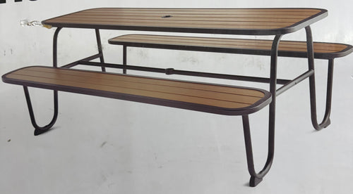 Picnic Rectangle Table Black - Room Essentials! (NEW IN BOX)
