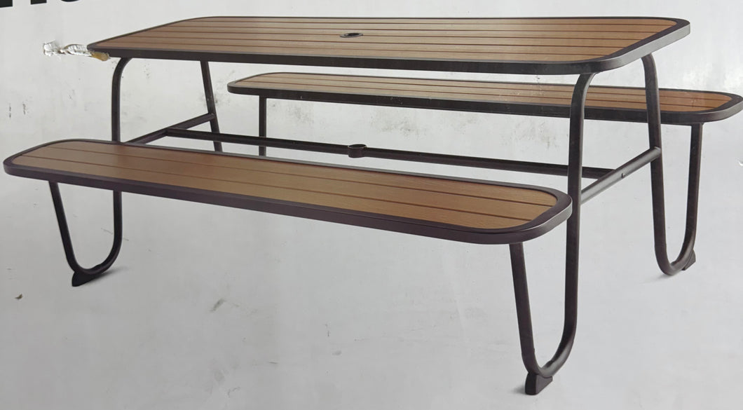Picnic Rectangle Table Black - Room Essentials! (NEW IN BOX)