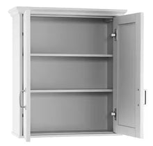 Home Decorators Collection Ashburn 24 in. W x 8 in. D x 27 in. H Bathroom Storage Wall Cabinet in White!! NEW IN BOX!!