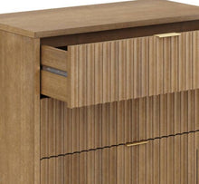 Jasper Light Brown 3 Drawer 31.5 in. Wide Dresser with Solid Wood Frame! (BRAND NEW & ASSEMBLED)