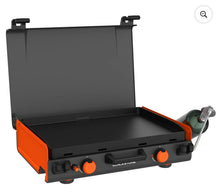 Blackstone Adventure Ready 20”x14” 2-Burner Propane Camping Griddle with Latching Hood and Handle- new in box