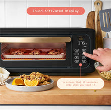 Beautiful Infrared Air Fry Toaster Oven, 9-Slice, 1800 W, Black Sesame by Drew Barrymore!! NEW OUT OF BOX(MISSING CRUMB TRAY!!