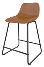 Better Homes & Gardens Farley Scoop Counter Height Stool, Camel Faux Leather!! NEW IN BOXES(2)!!