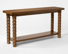 60'' Console Table with Braided Legs