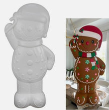 Holiday Time 55" Lighted Paint Your Own Lighted Blow Mold Gingerbread Man! (NEW IN BOX)
