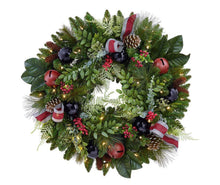 30" Pre-Lit Decorated Artificial Wreath With Bells- NEW IN BOX!!!
