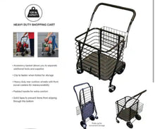 Milwaukee Heavy-Duty Steel Shopping Cart in Black! (BRAND NEW)
