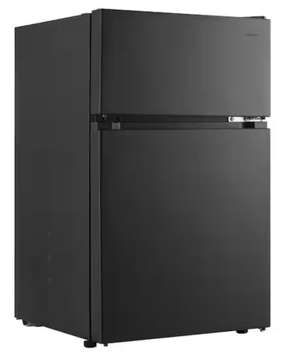 Vissani 3.1 cu. ft. 2 Door Mini Refrigerator in Black with Freezer, ENERGY STAR! (NEW IN BOX)