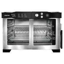 Gourmia French Door 6-Slice Digital Toaster Oven Air Fryer with Integrated Temperature Probe, 24L, Stainless Steel! (NEW)