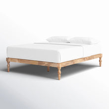 Kelly Clarkson Home Orleans Solid Wood Queen Platform Bed in Natural- WE DO NOT SHIP