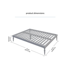 Kelly Clarkson Home Orleans Solid Wood Queen Platform Bed in Natural- WE DO NOT SHIP