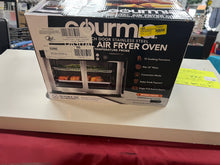 Gourmia French Door 6-Slice Digital Toaster Oven Air Fryer with Integrated Temperature Probe, 24L, Stainless Steel! (NEW)