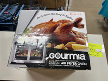 Gourmia French Door 6-Slice Digital Toaster Oven Air Fryer with Integrated Temperature Probe, 24L, Stainless Steel! (NEW)