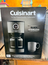 Cuisinart Stainless Steel 12-Cup Coffee Machine, Black