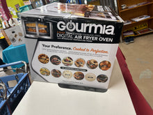 Gourmia French Door 6-Slice Digital Toaster Oven Air Fryer with Integrated Temperature Probe, 24L, Stainless Steel! (NEW)
