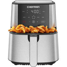 Chefman 6 Qt. Air Fryer 4 Functions w/ Touch Controls, HI-FRY Button, Stainless Steel! New out of box