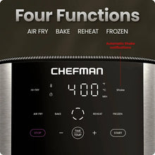 Chefman 6 Qt. Air Fryer 4 Functions w/ Touch Controls, HI-FRY Button, Stainless Steel! New out of box
