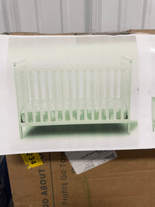 Delta Children Adley 3-in-1 Convertible Crib, White! (NEW IN BOX)