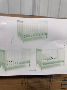 Delta Children Adley 3-in-1 Convertible Crib, White! (NEW IN BOX)