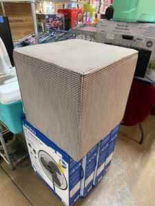 Lynwood Square Upholstered Cube Ottoman - Threshold! (NEW)