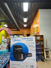 Midea HeatXpress Air Fryer, 7.8 Qt, See-Thru Window, 8-In-1 Oven, Digital Controls, Black