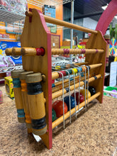 Vintage Adirondack Wooden Croquet Set with Storage Stand - 6-Player Lawn Game! (USED - WORKS PERFECTLY)