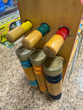 Vintage Adirondack Wooden Croquet Set with Storage Stand - 6-Player Lawn Game! (USED - WORKS PERFECTLY)