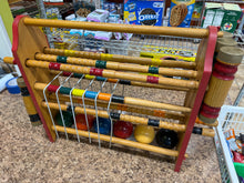 Vintage Adirondack Wooden Croquet Set with Storage Stand - 6-Player Lawn Game! (USED - WORKS PERFECTLY)