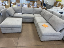 Thomasville Tisdale 6-Piece Modular Sectional with Storage Ottoman, Taupe — BRAND NEW!!