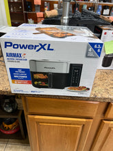 PowerXL™ 8 Quart AIRMAX™ Air Fryer Oven with 6 Pre-Sets, Two Tier Compact Design! New in box