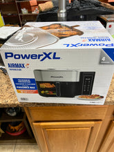 PowerXL™ 8 Quart AIRMAX™ Air Fryer Oven with 6 Pre-Sets, Two Tier Compact Design! New in box