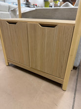 72.25" Scandi Bookcase with Three Shelves And Cabinet Storage Natural - Room Essentials - WE DO NOT SHIP!!