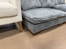 Corduroy Armless Loveseat Sofa! (NEW - NO ARM SPECIAL!)