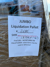 Jumbo Liquidation Pallet number 2685!

Over 7 ft tall!

General merchandise

Price: $499.00 -

Discounts cannot be combined.