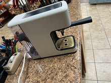 Beautiful Slim Espresso Machine with 20-Bar Pressure, White Icing by Drew Barrymore used tested works great!!!
