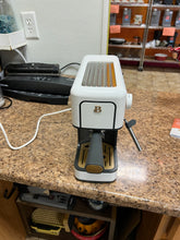 Beautiful Slim Espresso Machine with 20-Bar Pressure, White Icing by Drew Barrymore used tested works great!!!