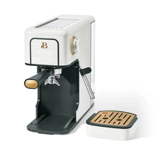 Beautiful Slim Espresso Machine with 20-Bar Pressure, White Icing by Drew Barrymore used tested works great!!!