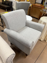 Mid-Century Accent Chair Single Sofa Reading Chairs Comfy Arm Chair Living Room Lounge Chiar, Gray!! NEW AND ASSEMBLED!!